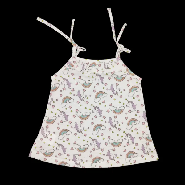 Girls Tank Tops For Summer Rainbow Unicorn - Image 4