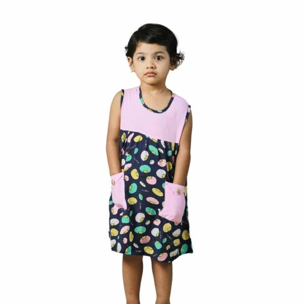 Summer Frock with Pocket for baby girls' - Image 2