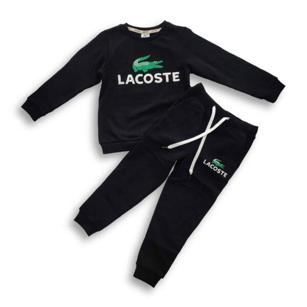 Boys Winter Sweatshirt and Trouser Set Black