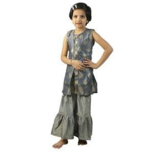 Ash Color Baby kamiz & Sarara 2 Pieces Set