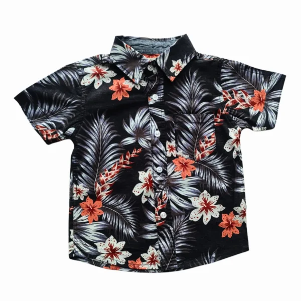 Boys All Over JAWA FLOWER Printed Shirt Black