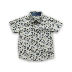 Boys All Over Multi-Printed Off-White