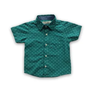 Boys All Over Printed Shirt Green