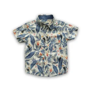 Boys All Over LEAF Printed Off-White