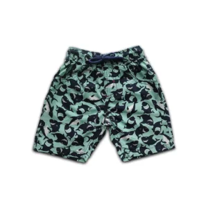Boys All Over SHARK Printed Gabardine Half Pant Pest