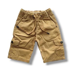 Boys Three Quarter Cargo Stretch Pant Light Brown