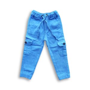 Boys Cargo Stretch Full Pant Sky Blue