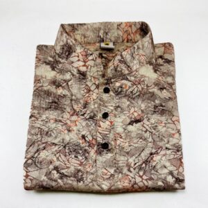 Boy's Multicolor All Over Printed Panjabi Orange