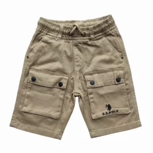 Harmonium Six Pocket Three Quarter Cargo Pant Light Brown