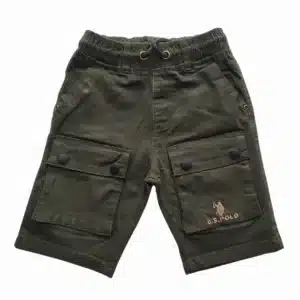 Harmonium Six Pocket Three Quarter Cargo Pant Dark Olive