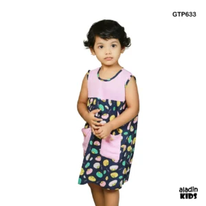Summer Frock with Pocket for baby girls