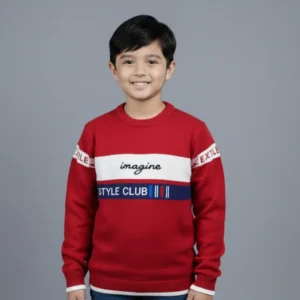 Boys Stylish Winter Sweater Maroon