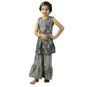 Ash Color Baby kamiz & Sarara 2 Pieces Set