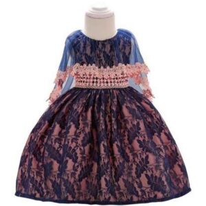 Boutique Luxury Girls Princess Frock Design Girls Party Dress