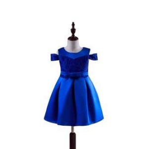 Sweet Party Holiday Dress Blue